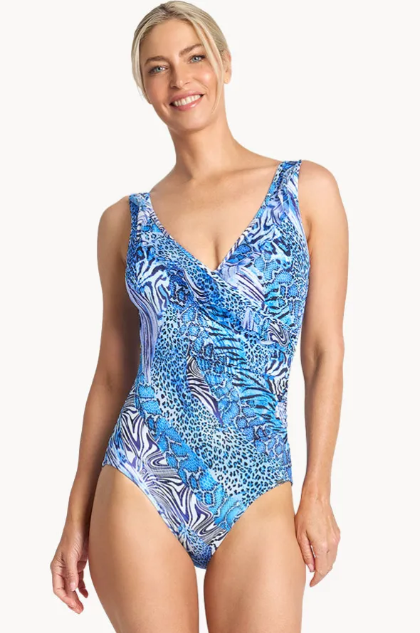 Tigeress Mesh Frill One Piece