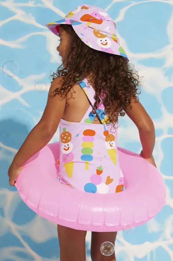 Toddler Girls Sundae Fun Day One Piece
