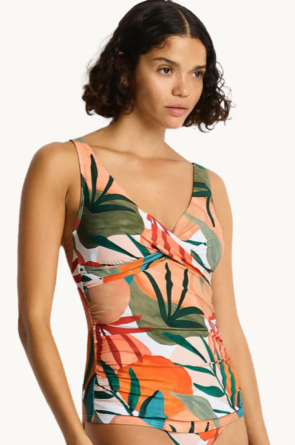 Tropaluxe Cross Front Tankini Separate