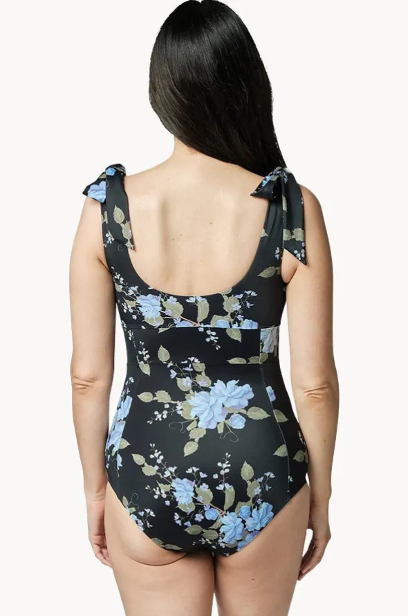 Vintage Romantique Classic Square Neck One Piece