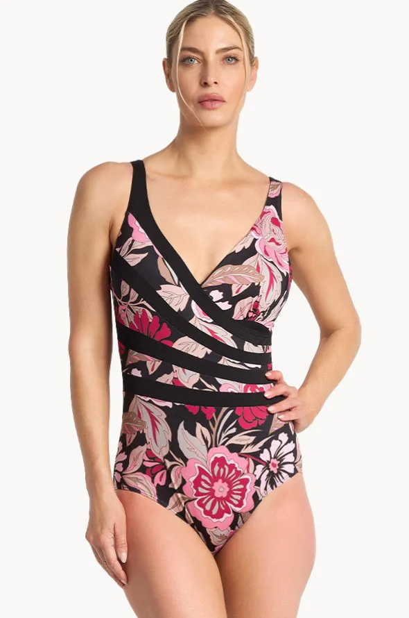 Wisteria Fan Splice Tank One Piece