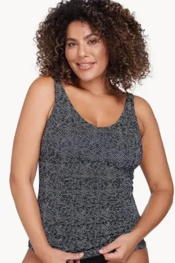 Zig Zag Raphael E/F Cup Tankini Separate
