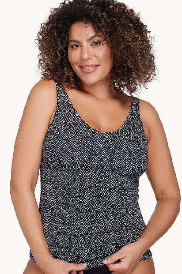 Zig Zag Raphael E/F Cup Tankini Separate